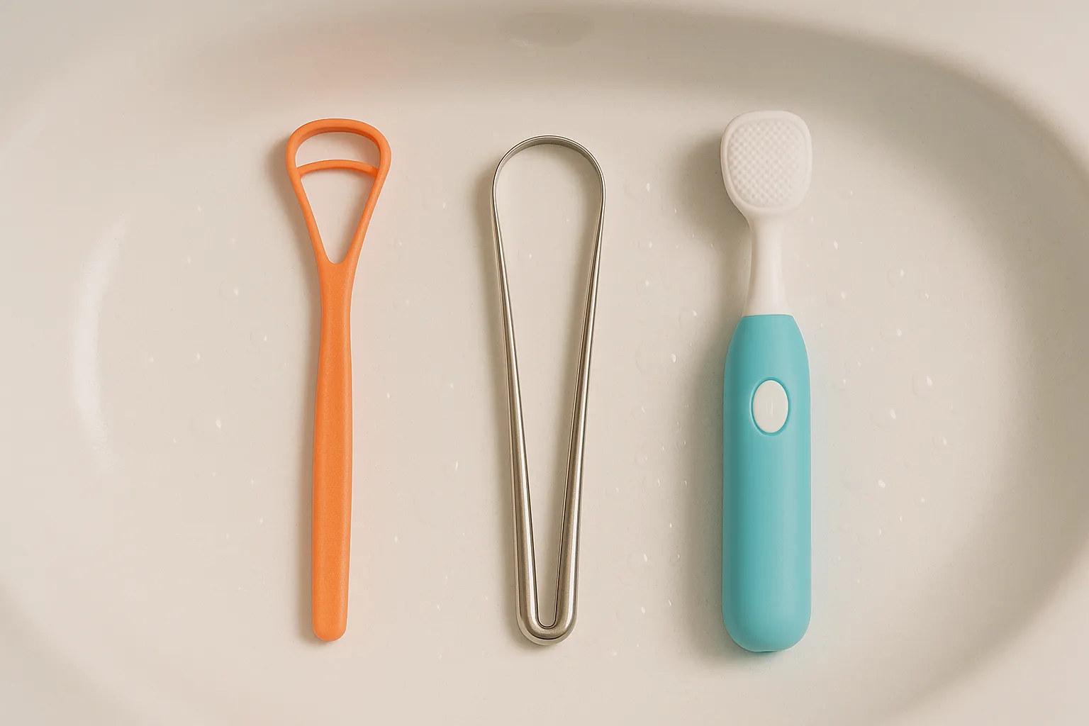 Kenali jenis dan bentuk dari tongue cleaner yang akan kalian gunakan